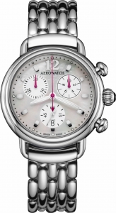 Aerowatch 1942 Chronolady RASPBERRY A 81105 AA04 M