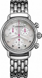Aerowatch 1942 Chronolady RASPBERRY 81105 AA04 DIA M