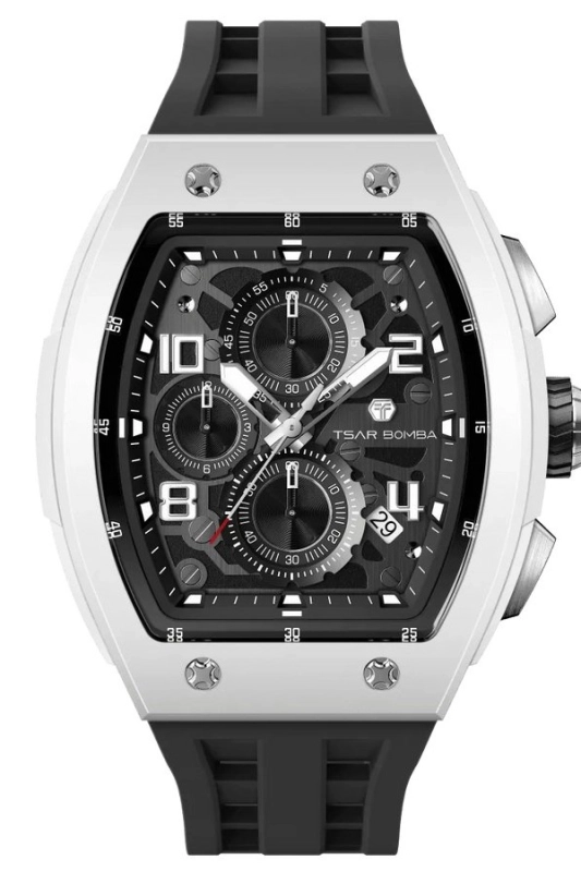 TSAR-BOMBA-Elemental-TB8224B-Ceramic-Quartz-Men_Watch._-Bio-ceramic-white-bezel-and-black-strap._--Front-view.jpg